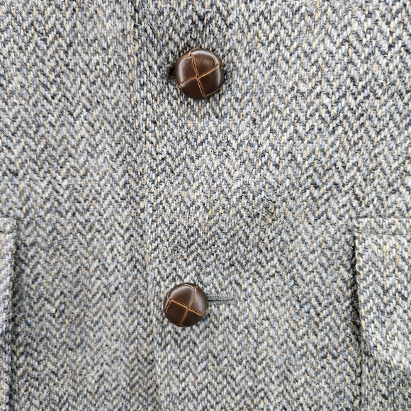 Vintage Van Julian Men's Wool Blazer Sport Coat Multi Colored Weave - Picture 2 of 11